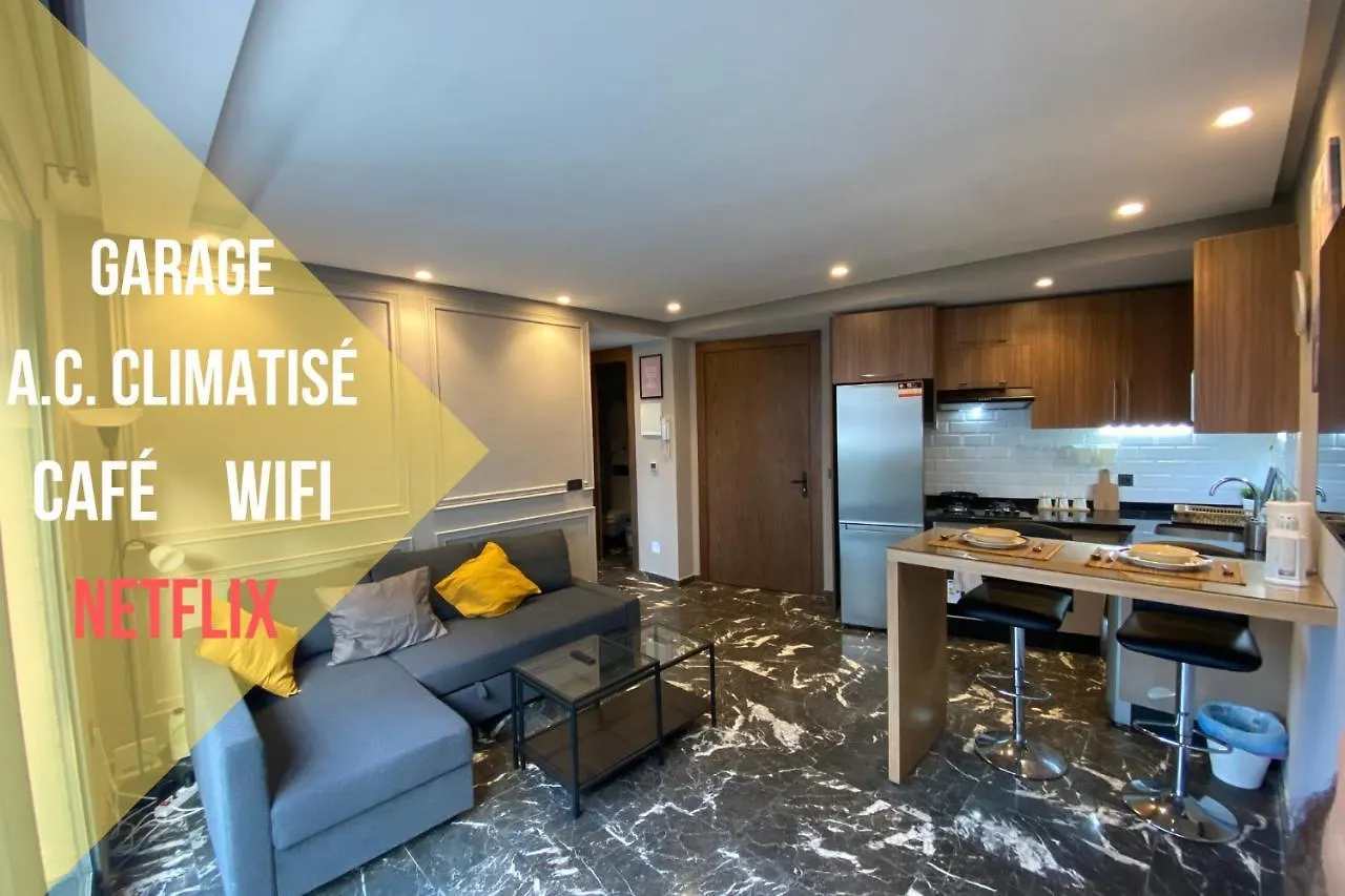 Lovely 1-Bedroom Rental Unit Near 2Mars/Habous 卡萨布兰卡 0*,