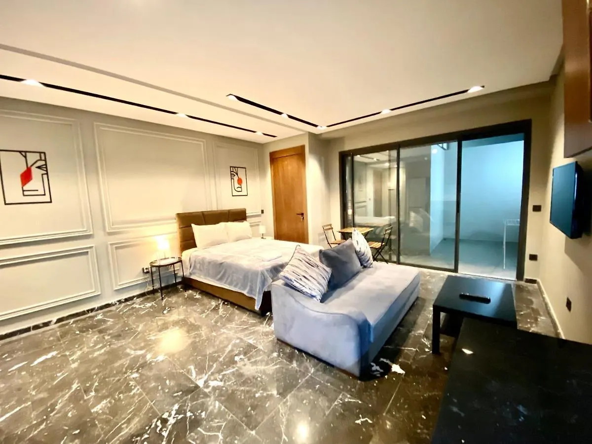 公寓 Lovely 1-Bedroom Rental Unit Near 2Mars/Habous 卡萨布兰卡