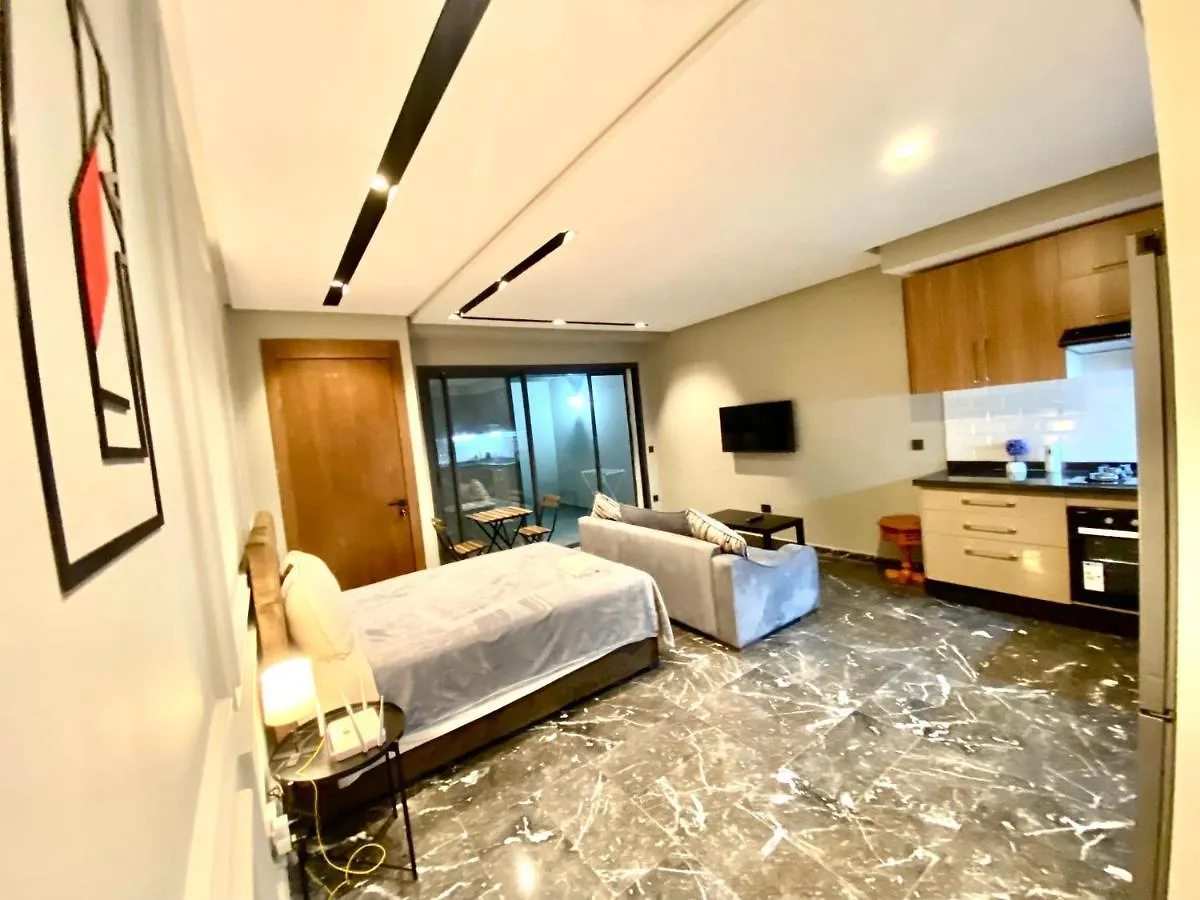Lovely 1-Bedroom Rental Unit Near 2Mars/Habous 卡萨布兰卡 0*,